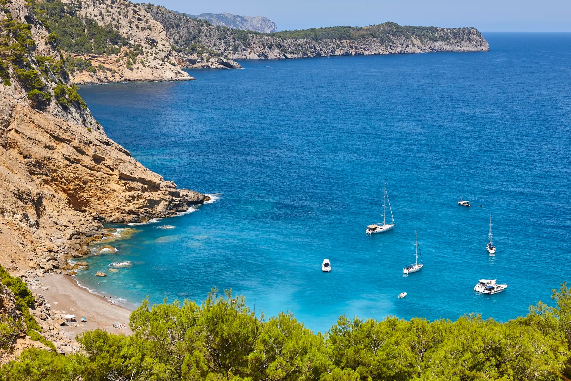 Plage sauvage d'Es Coll Baix sur la péninsule d'Alcúdia