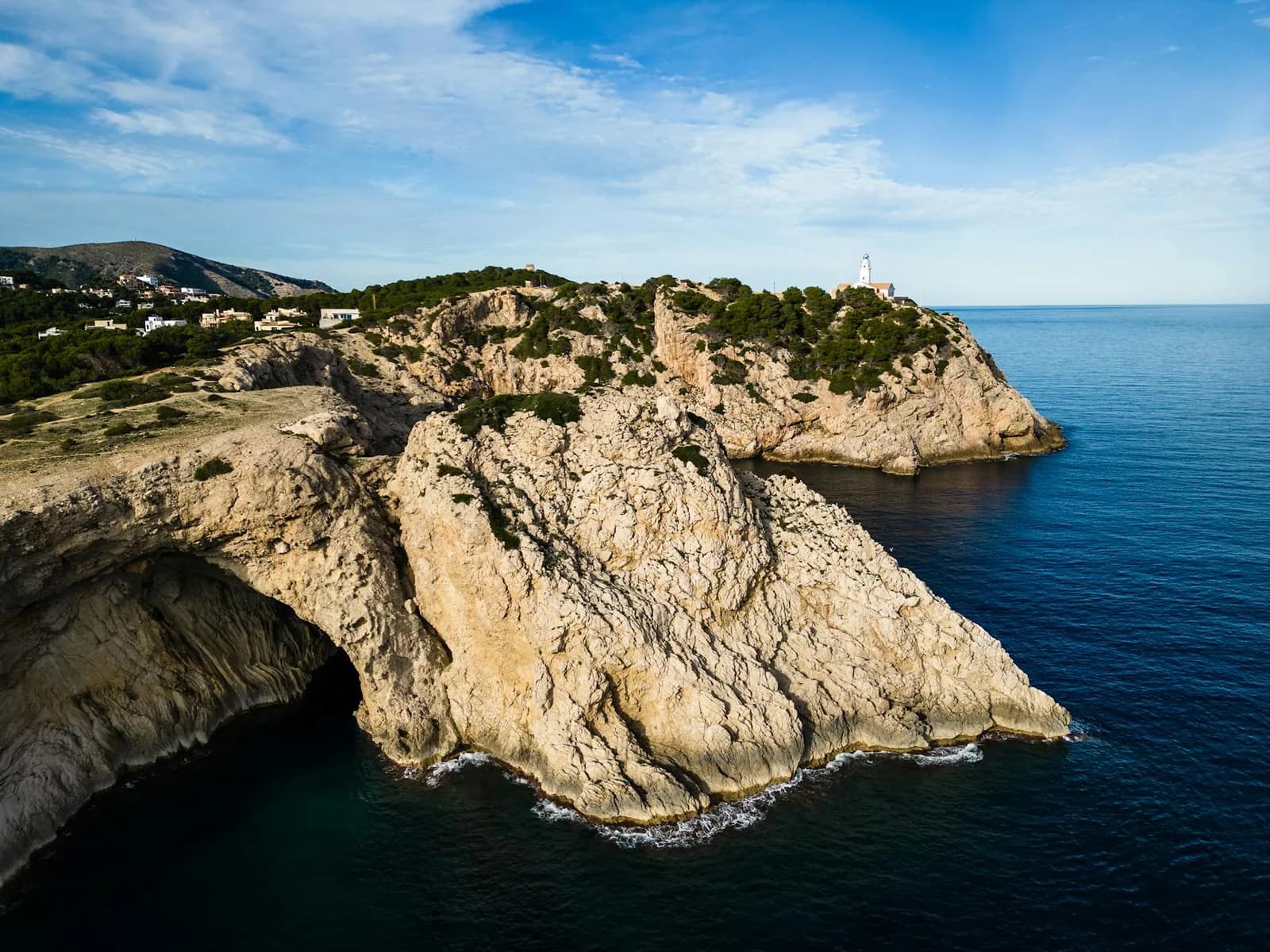 Vue de Capdepera à Majorque