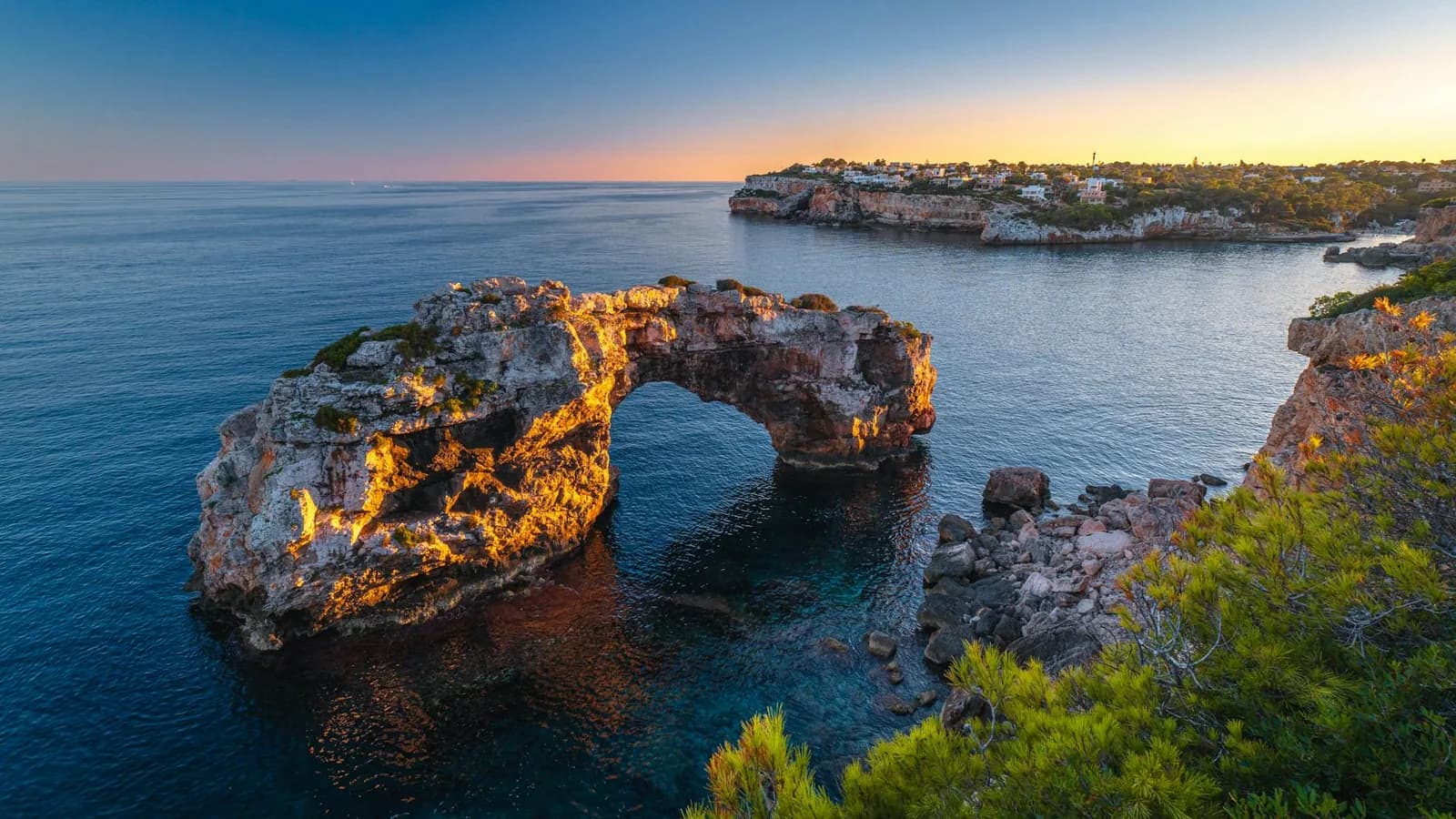 Paysage typique de la côte de Majorque