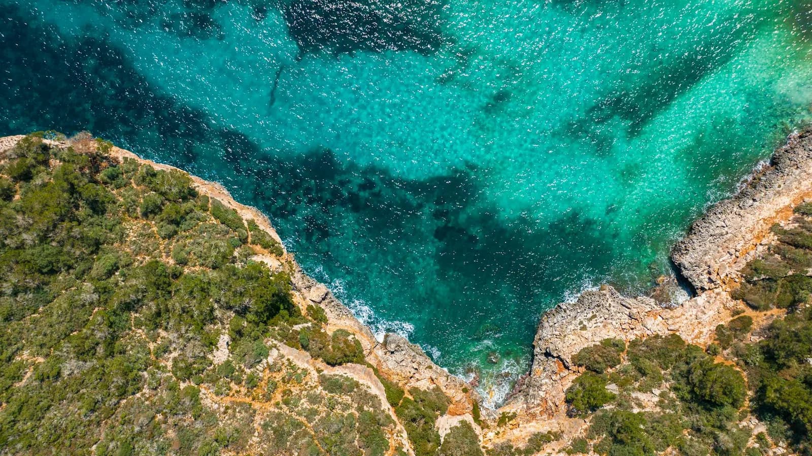 Paysage typique de la côte de Majorque