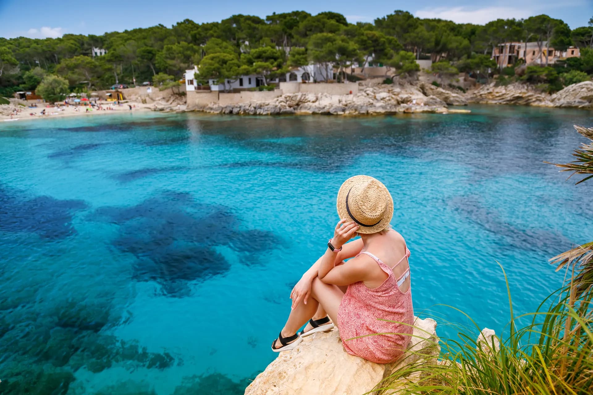 Vue panoramique sur la côte de Majorque