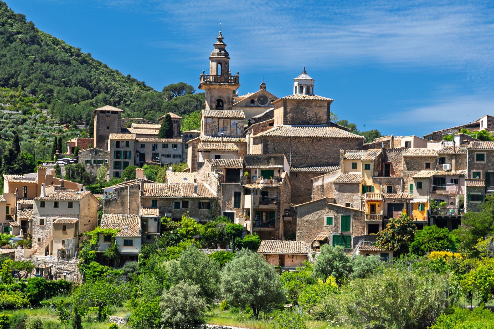 Village pittoresque et calme de l'intérieur de Majorque
