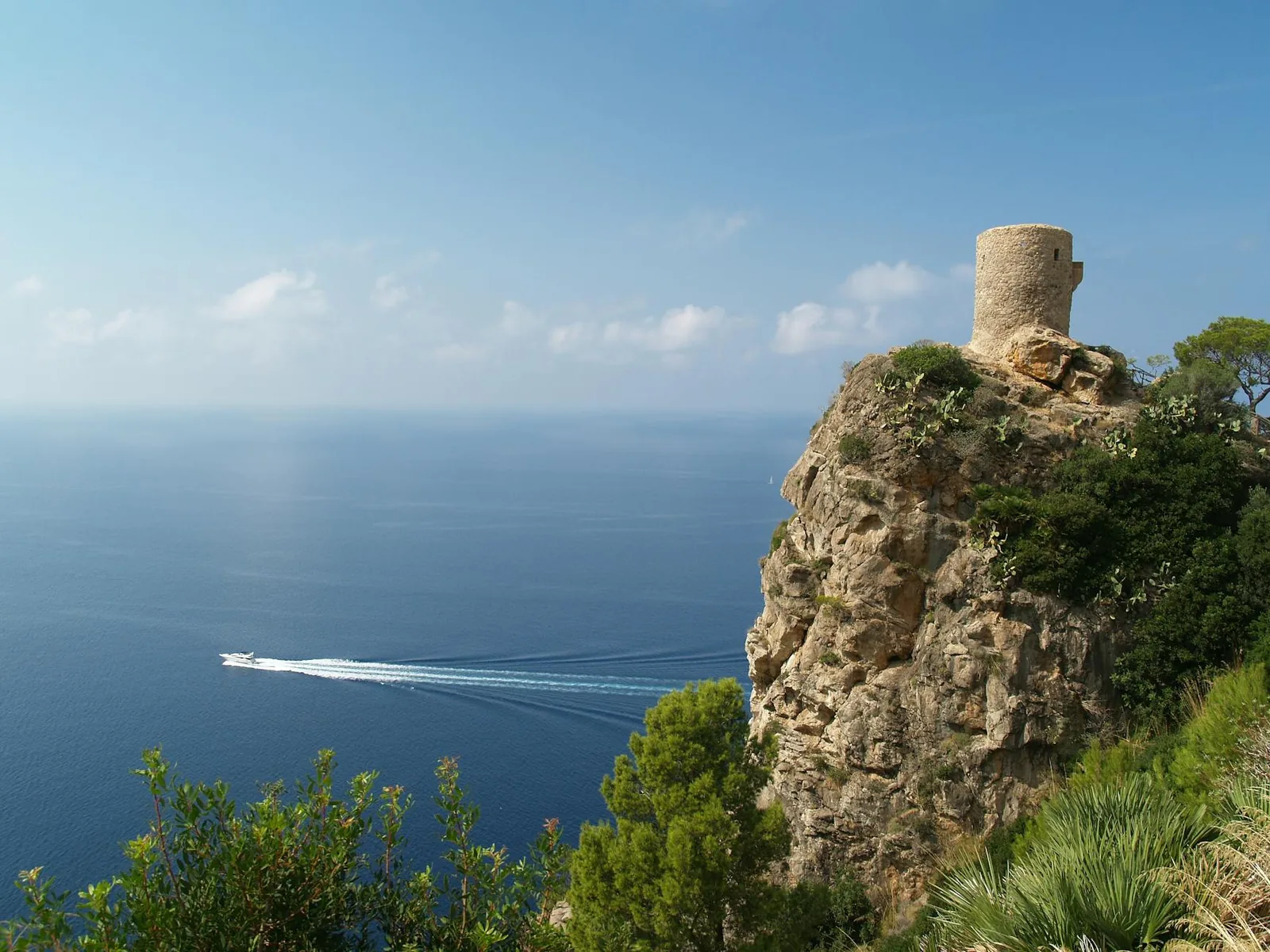 Paysage de Majorque — falaise