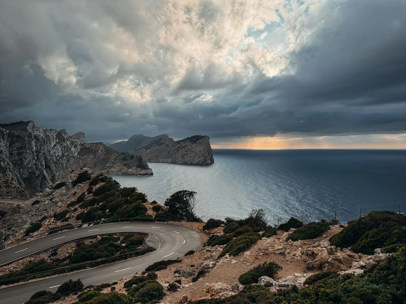 Paysage de Majorque — falaise
