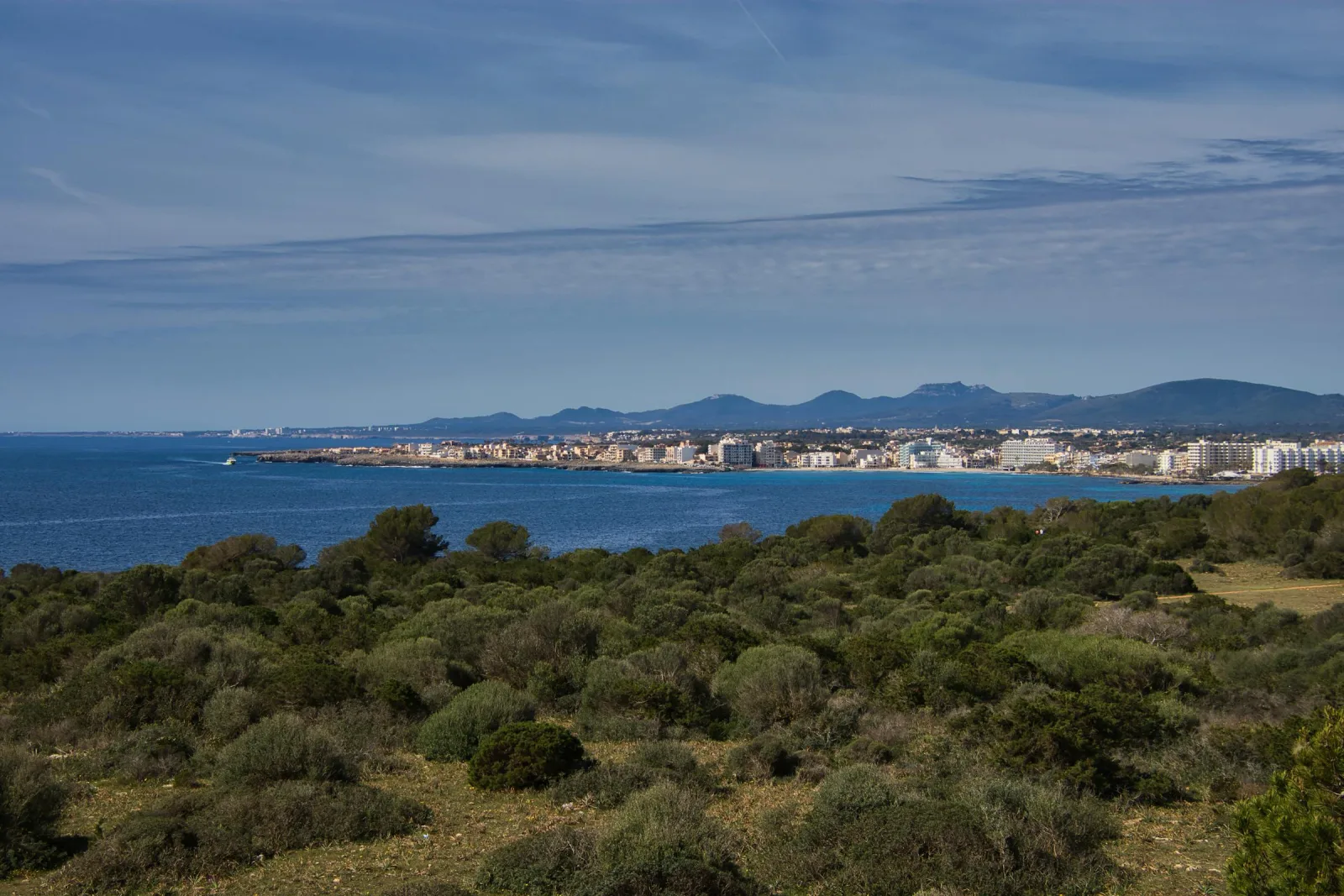 Plage de Sa Coma sur la côte est de Majorque