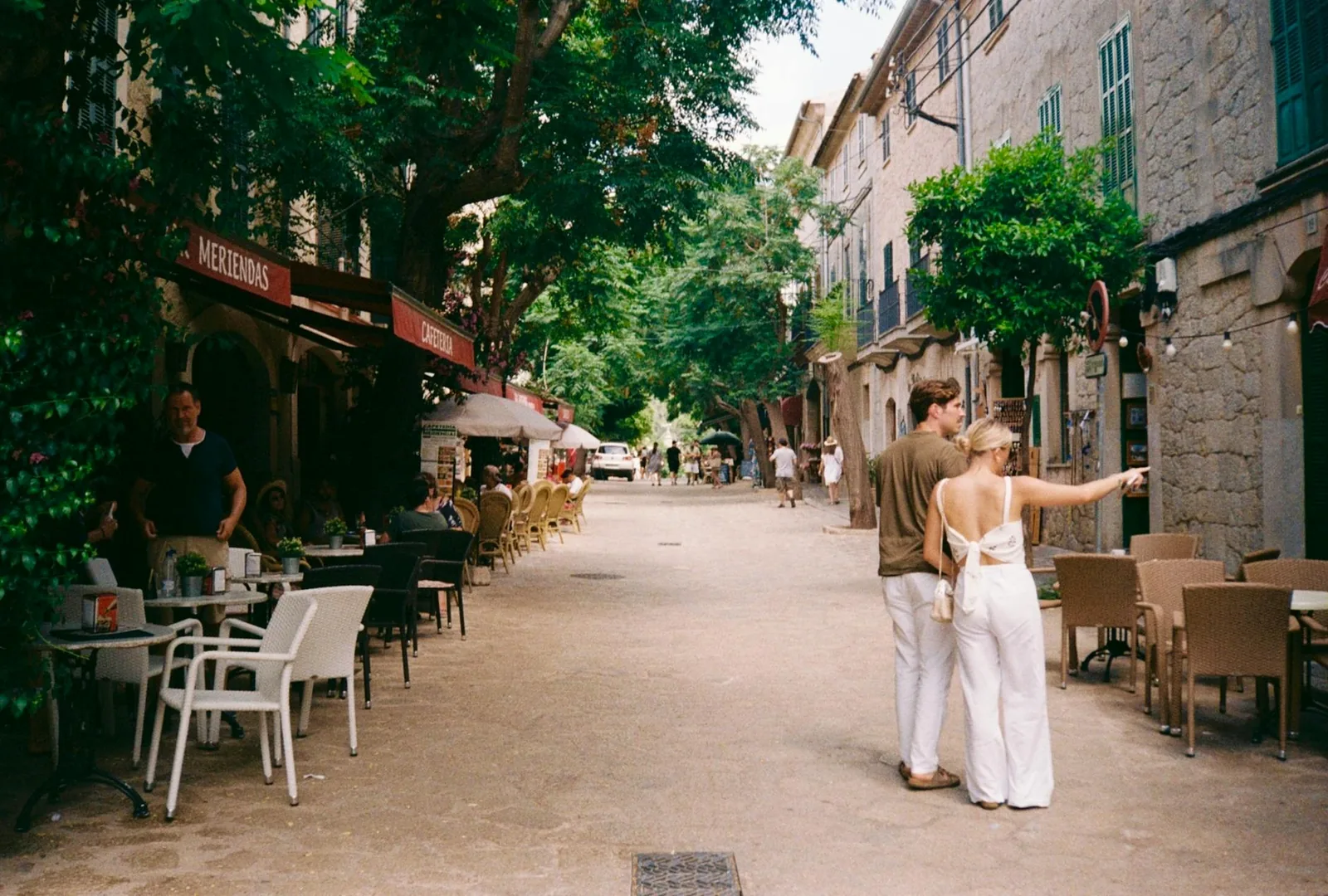 Majorque en juillet — village