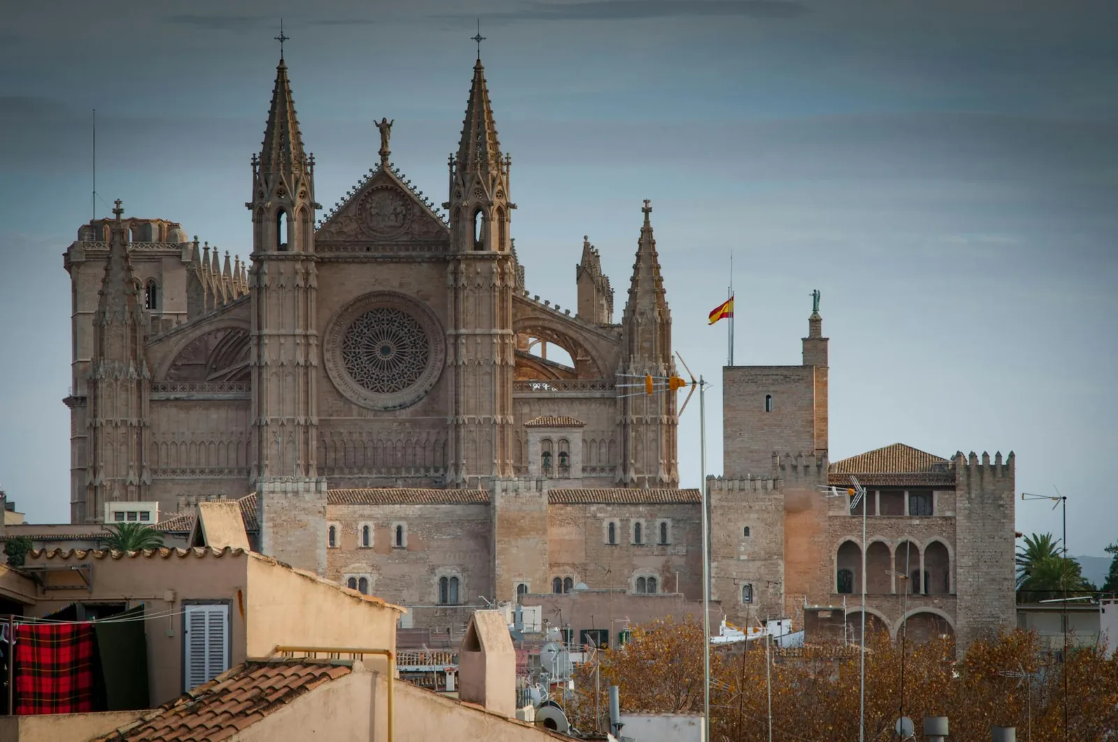 Majorque en juin — cathédrale, architecture