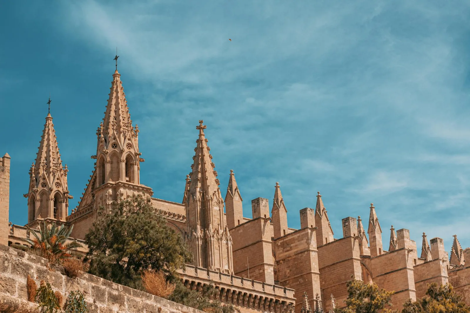 Majorque en mars — cathédrale, architecture